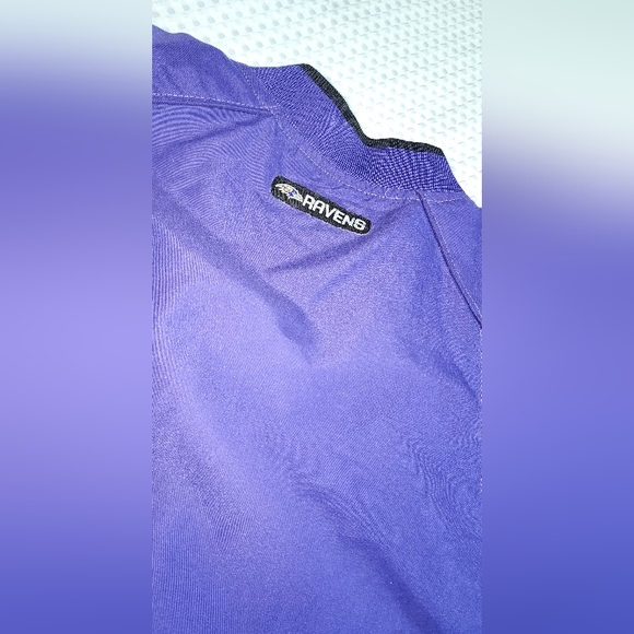 NFL EUC YOUTH  SIZE LARGE 14-16 BALTIMORE RAVEN LINED WINDBREAKER - Picture 9 of 9